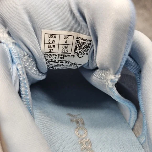 Saucony Ride 18 Womens Size 6 Wide Cloud Dream Athletic Daily Road Running Shoes - Picture 2 of 13